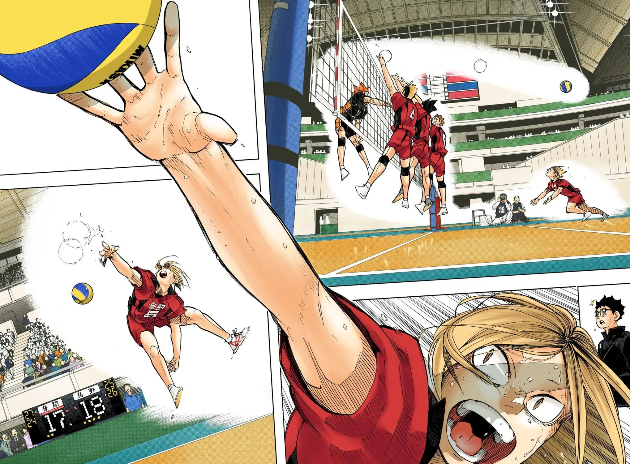 Read Haikyu!! (Official Colored) (Colored) chapter 322 image 38 on Lezhin