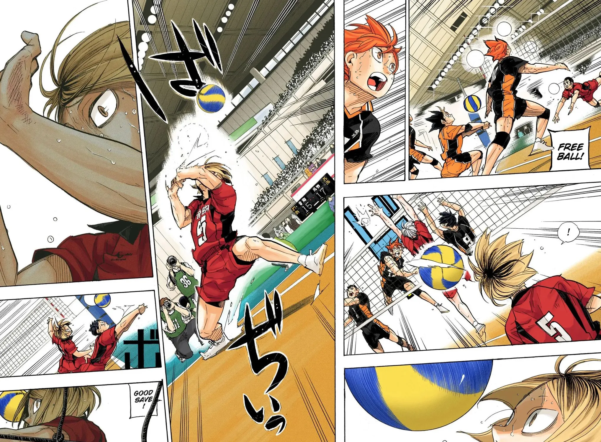 Read Haikyu!! (Official Colored) (Colored) chapter 322 image 6 on Lezhin