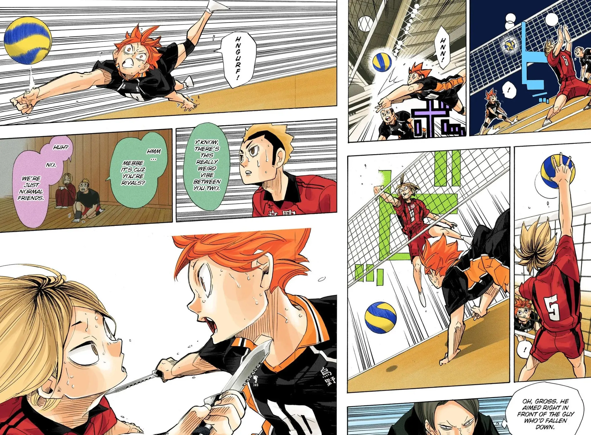 Read Haikyu!! (Official Colored) (Colored) chapter 322 image 8 on Lezhin