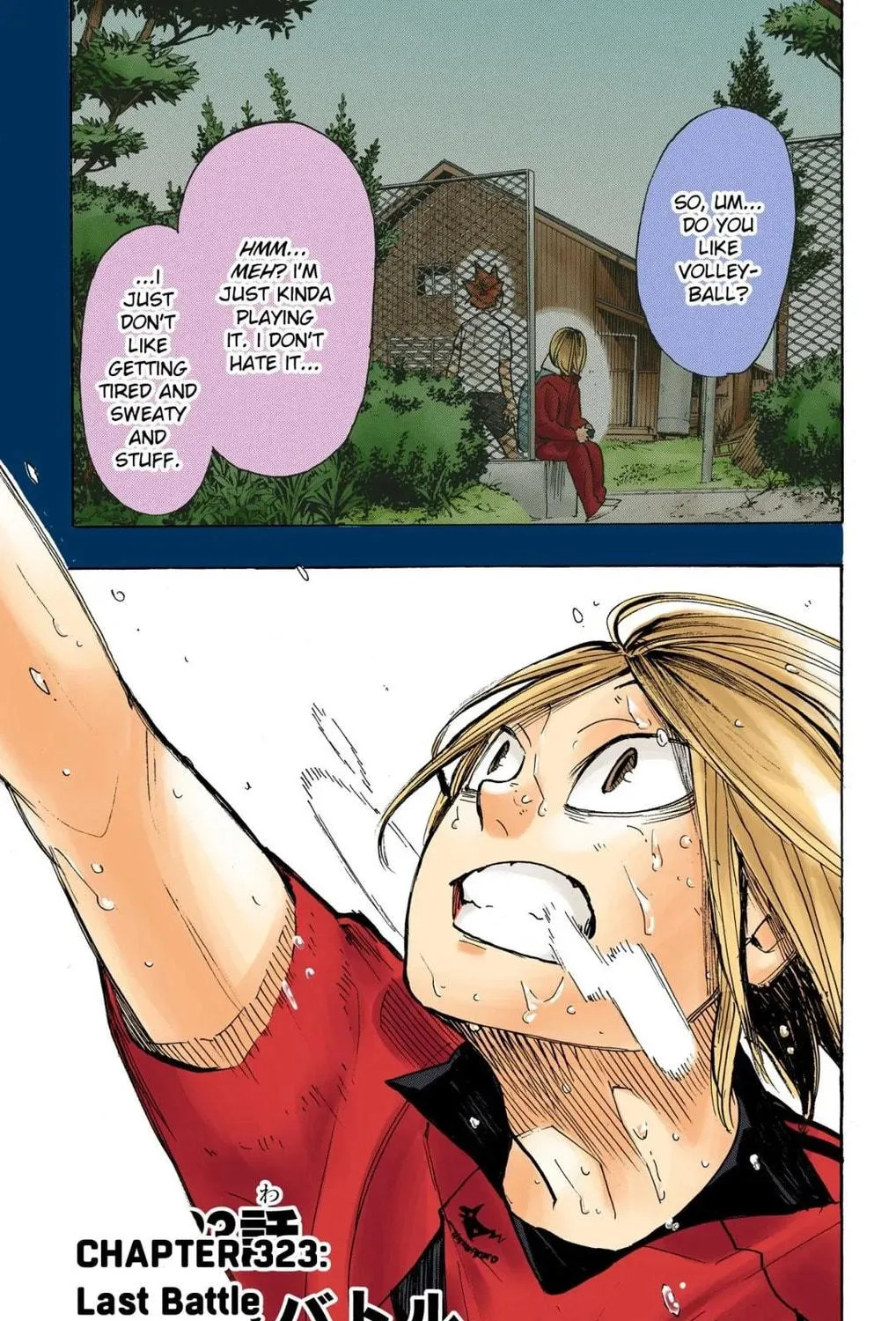 Read Haikyu!! (Official Colored) (Colored) chapter 323 image 10 on Lezhin