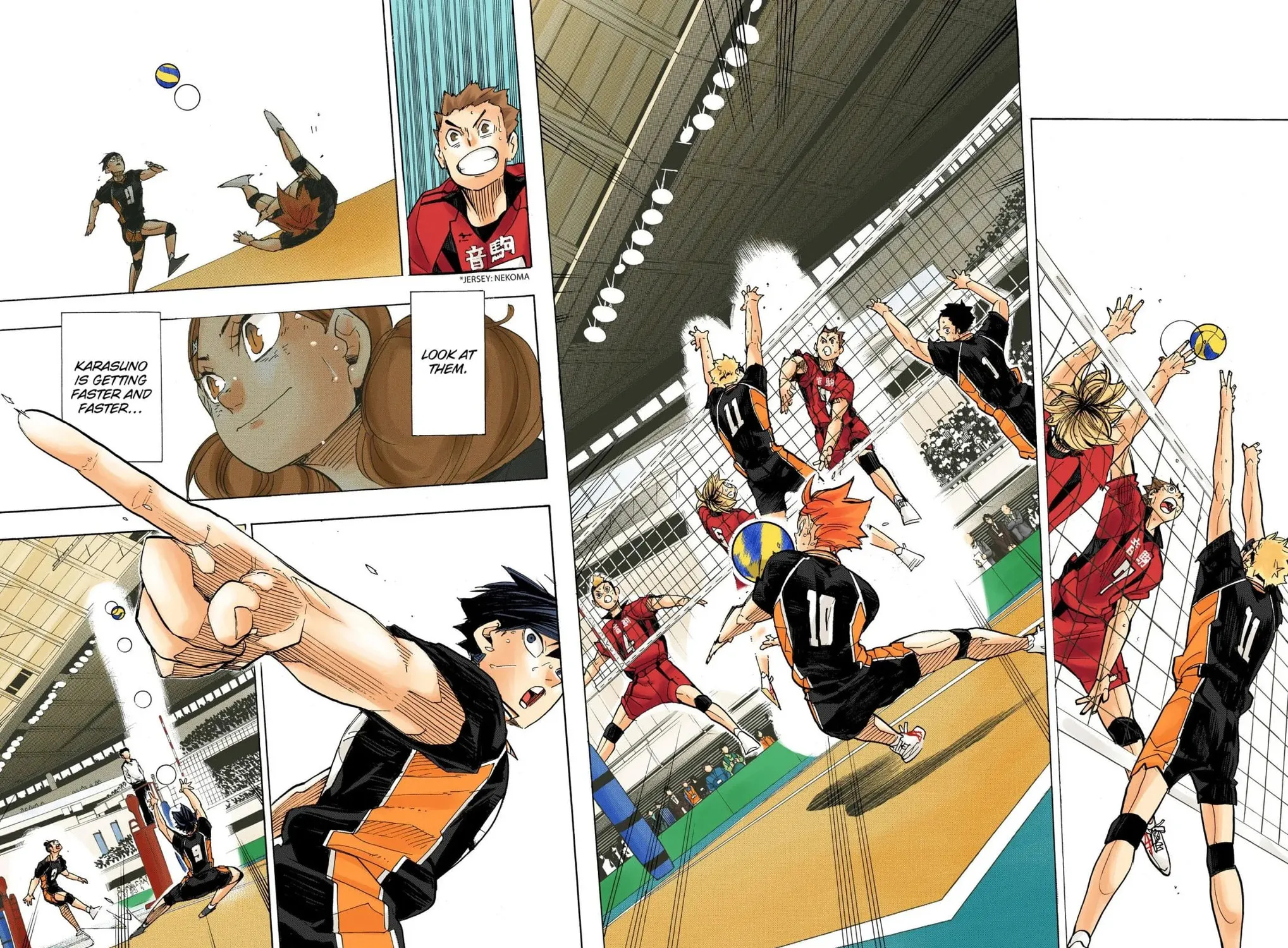 Read Haikyu!! (Official Colored) (Colored) chapter 323 image 12 on Lezhin