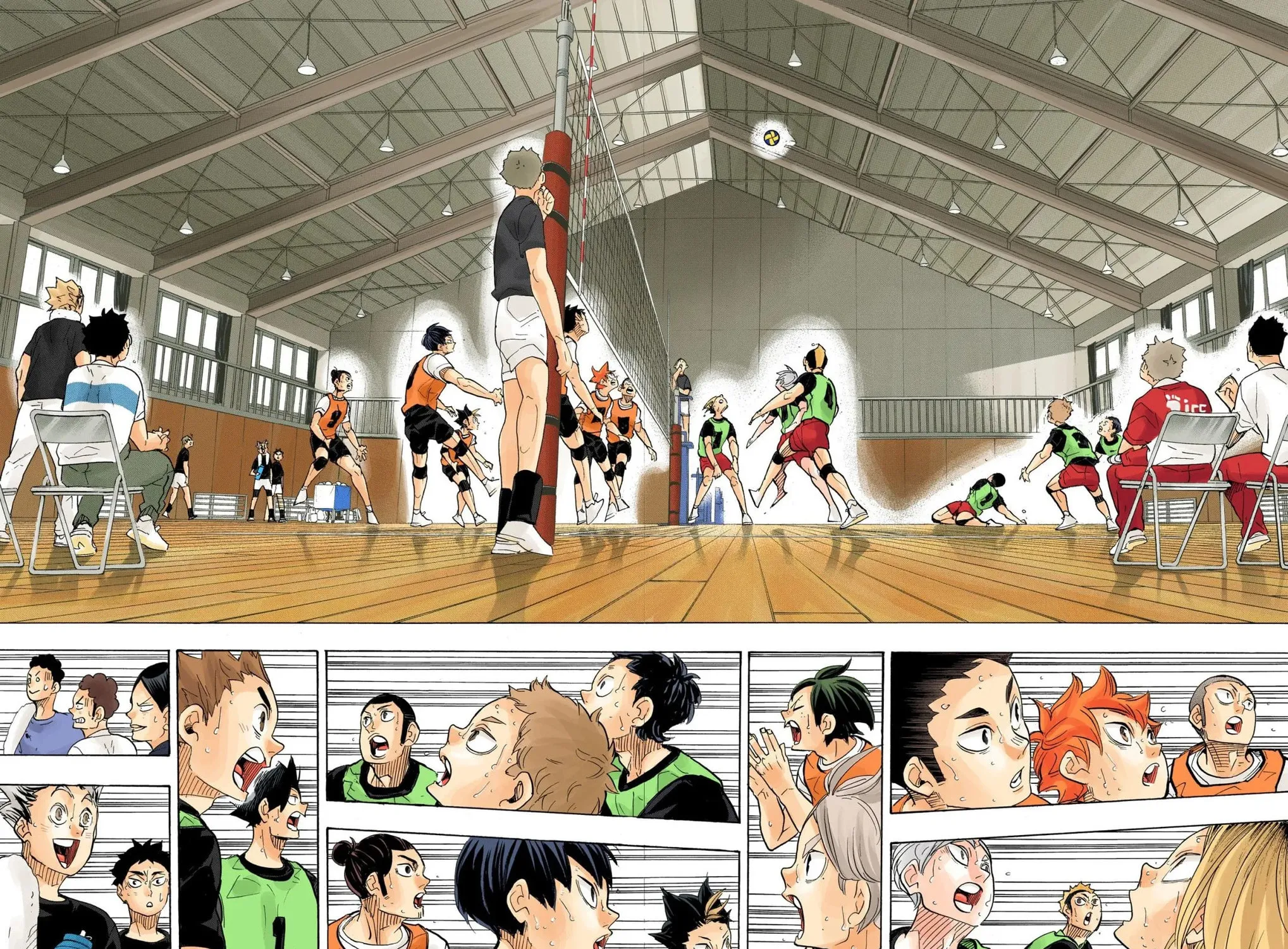 Read Haikyu!! (Official Colored) (Colored) chapter 324 image 12 on Lezhin
