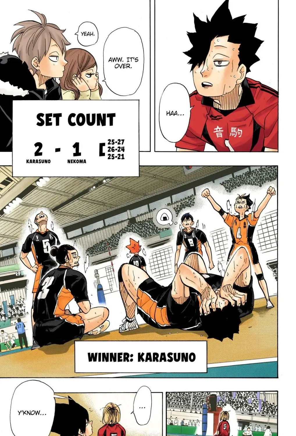 Read Haikyu!! (Official Colored) (Colored) chapter 324 image 24 on Lezhin