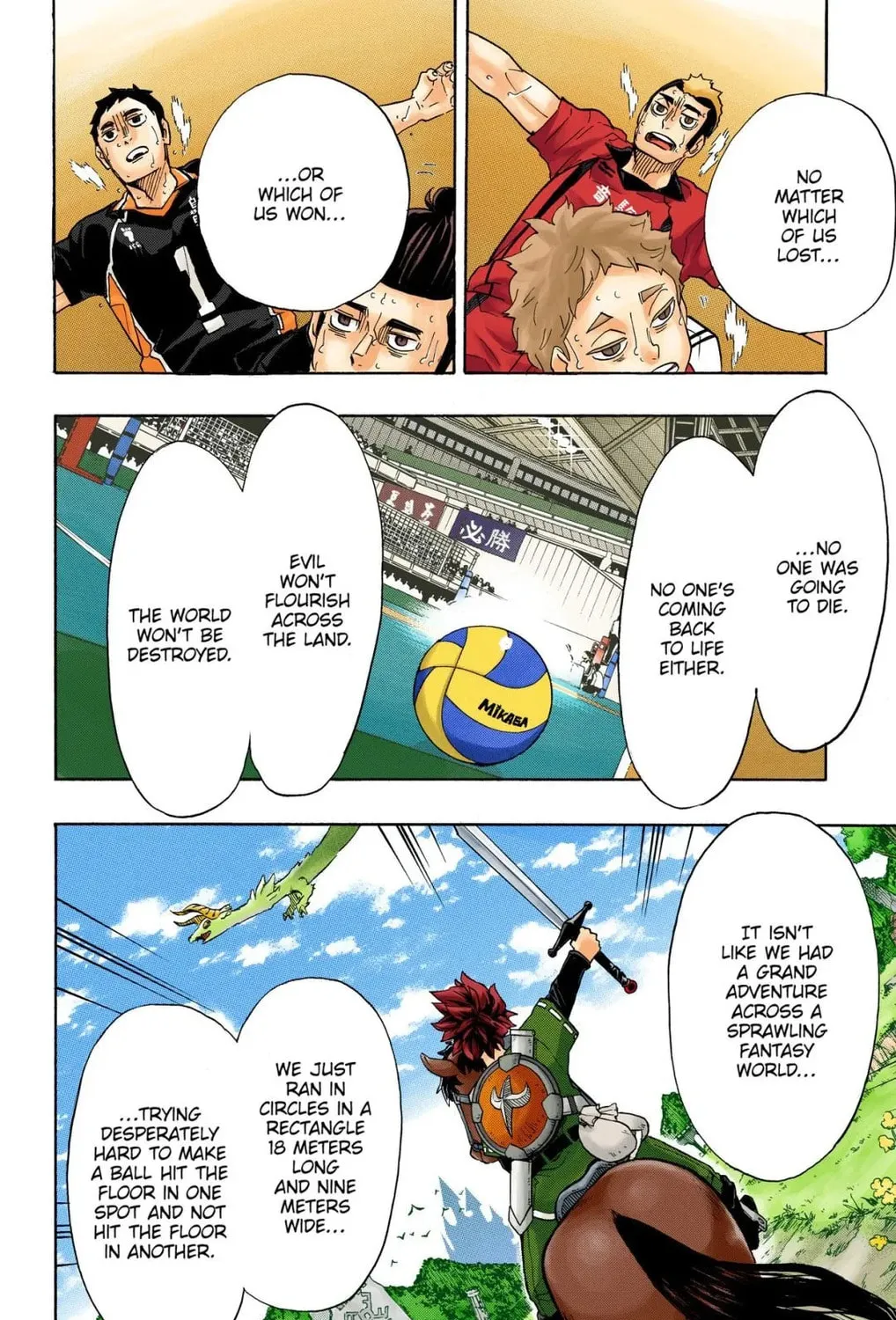 Read Haikyu!! (Official Colored) (Colored) chapter 324 image 26 on Lezhin