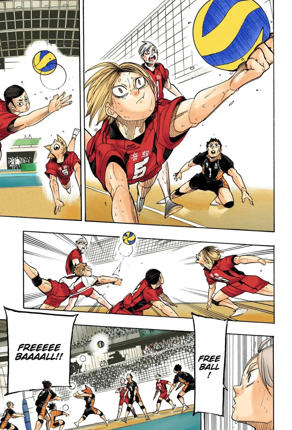 Read Haikyu!! (Official Colored) (Colored) chapter 324 image 6 on Lezhin