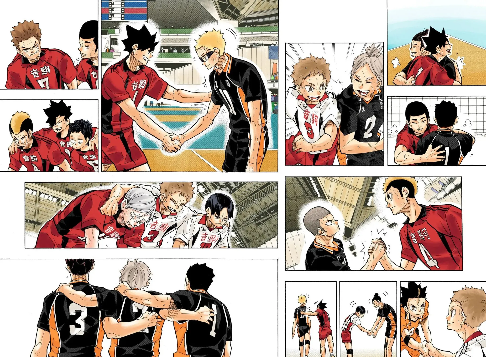 Read Haikyu!! (Official Colored) (Colored) chapter 325 image 14 on Lezhin