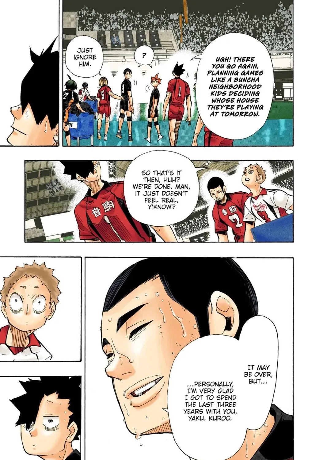 Read Haikyu!! (Official Colored) (Colored) chapter 325 image 32 on Lezhin