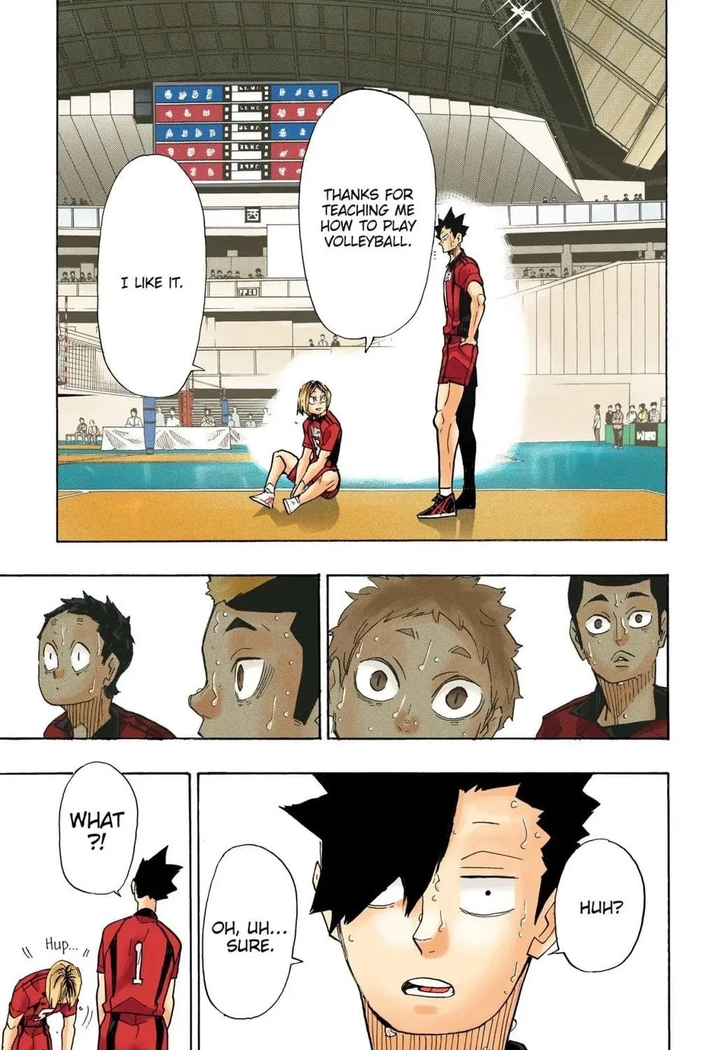 Read Haikyu!! (Official Colored) (Colored) chapter 325 image 4 on Lezhin