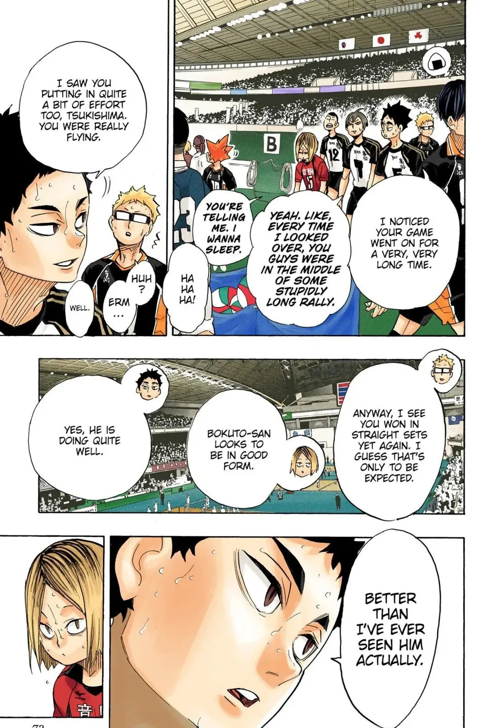 Read Haikyu!! (Official Colored) (Colored) chapter 326 image 12 on Lezhin