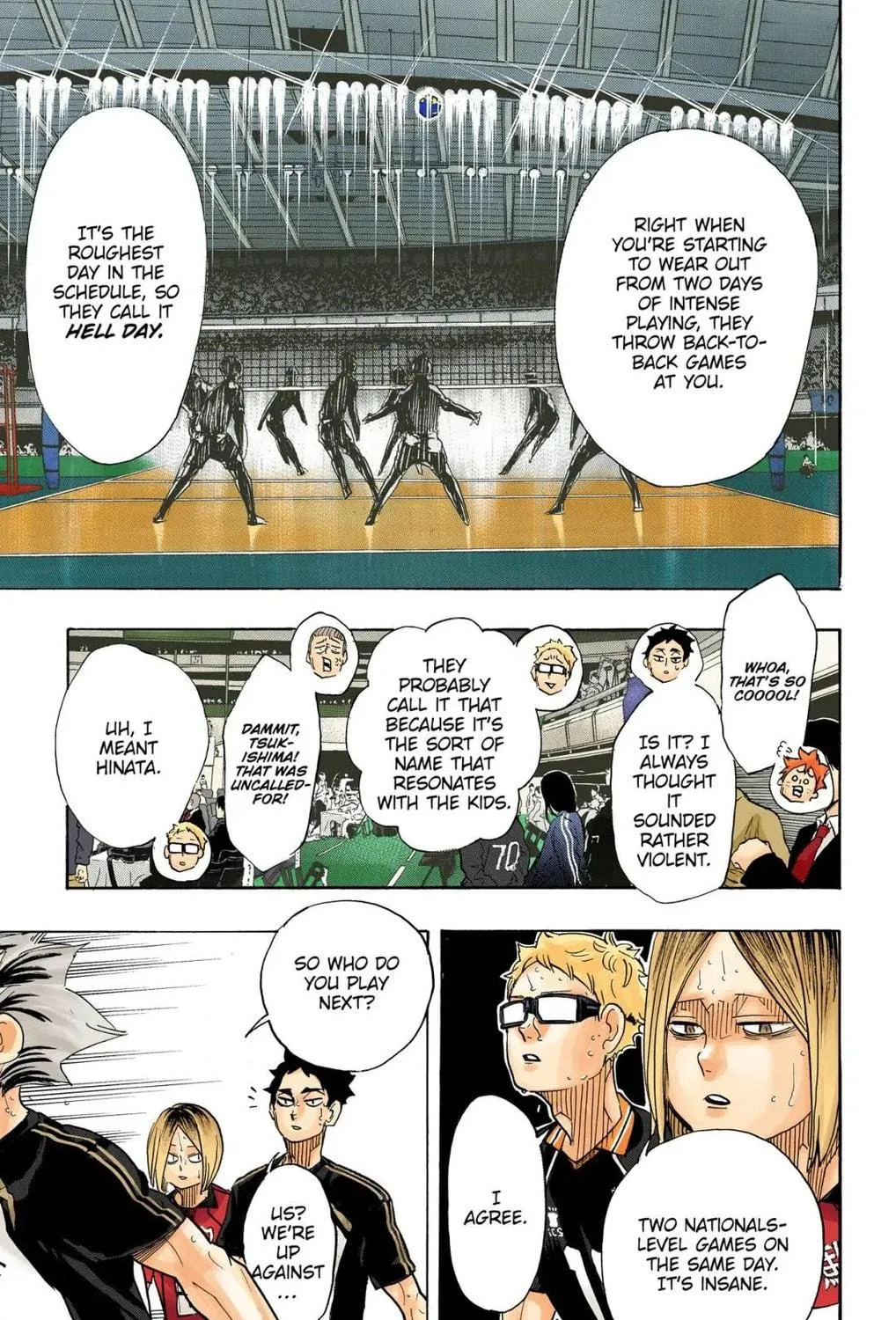 Read Haikyu!! (Official Colored) (Colored) chapter 326 image 16 on Lezhin