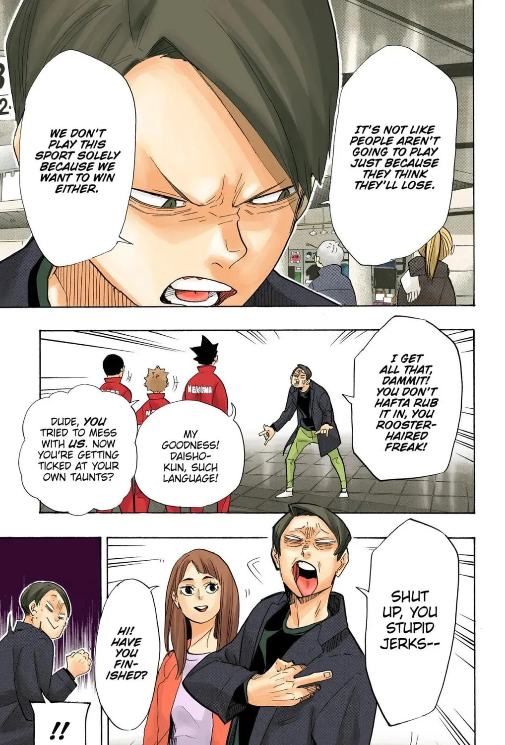 Read Haikyu!! (Official Colored) (Colored) chapter 327 image 24 on Lezhin