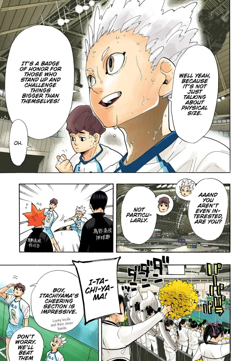 Read Haikyu!! (Official Colored) (Colored) chapter 327 image 8 on Lezhin