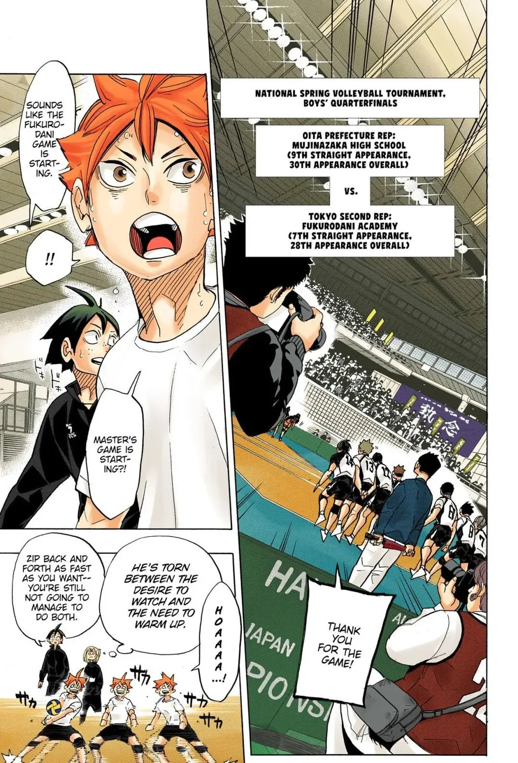 Read Haikyu!! (Official Colored) (Colored) chapter 328 image 12 on Lezhin