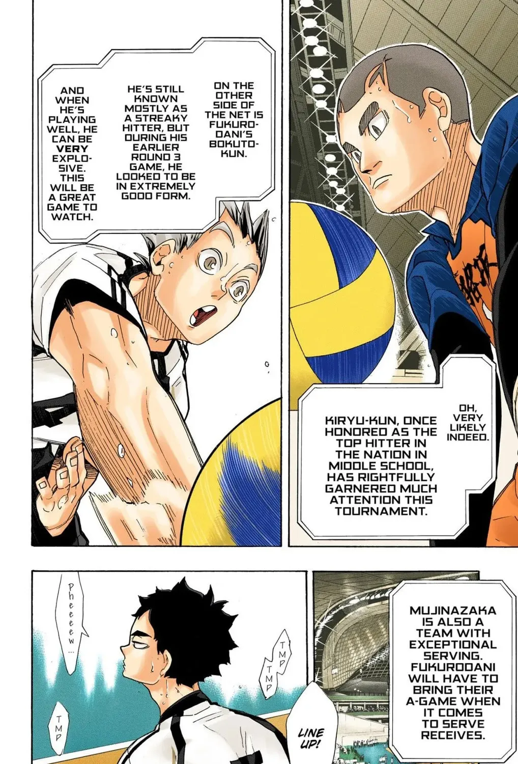 Read Haikyu!! (Official Colored) (Colored) chapter 328 image 2 on Lezhin