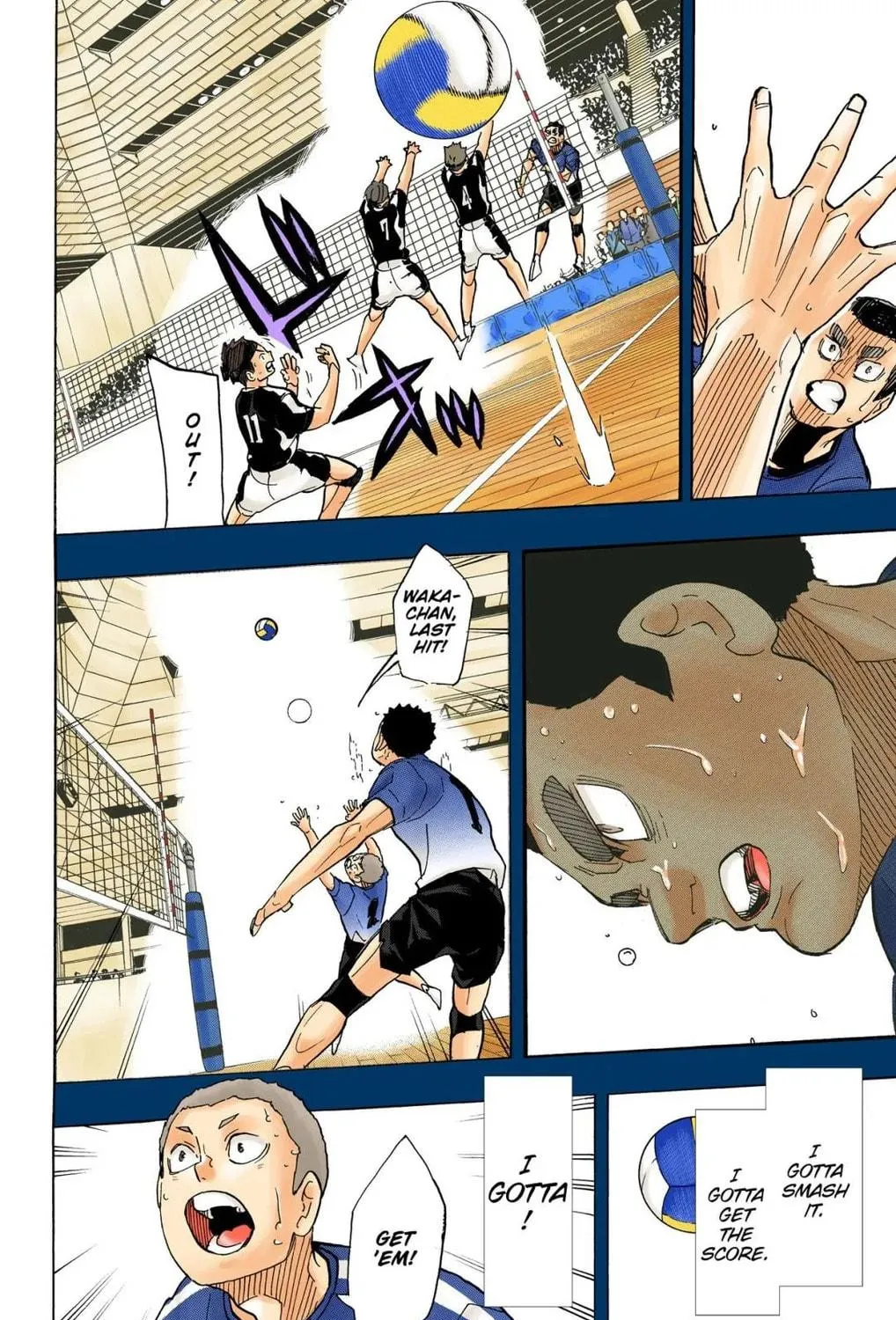 Read Haikyu!! (Official Colored) (Colored) chapter 329 image 16 on Lezhin