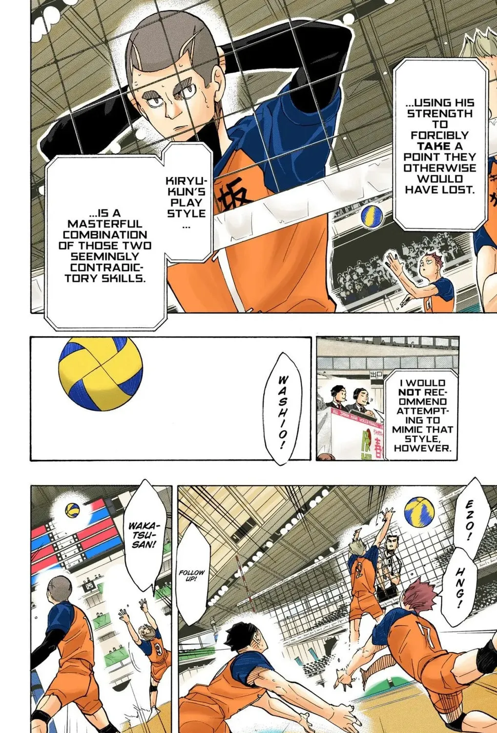 Read Haikyu!! (Official Colored) (Colored) chapter 329 image 32 on Lezhin