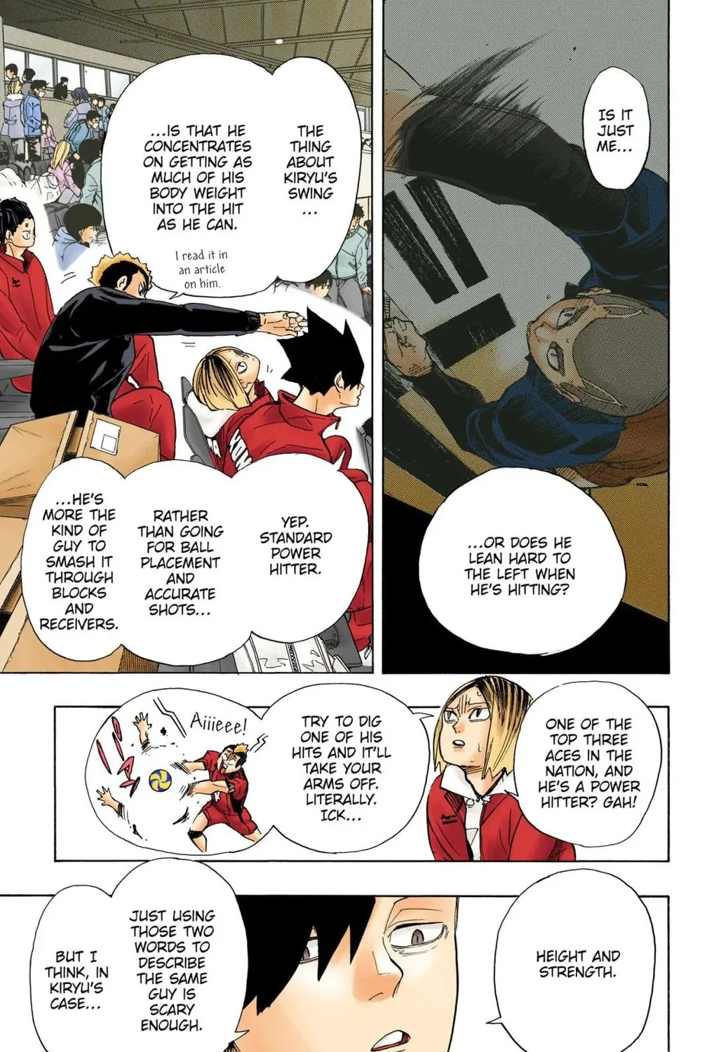 Read Haikyu!! (Official Colored) (Colored) chapter 329 image 6 on Lezhin