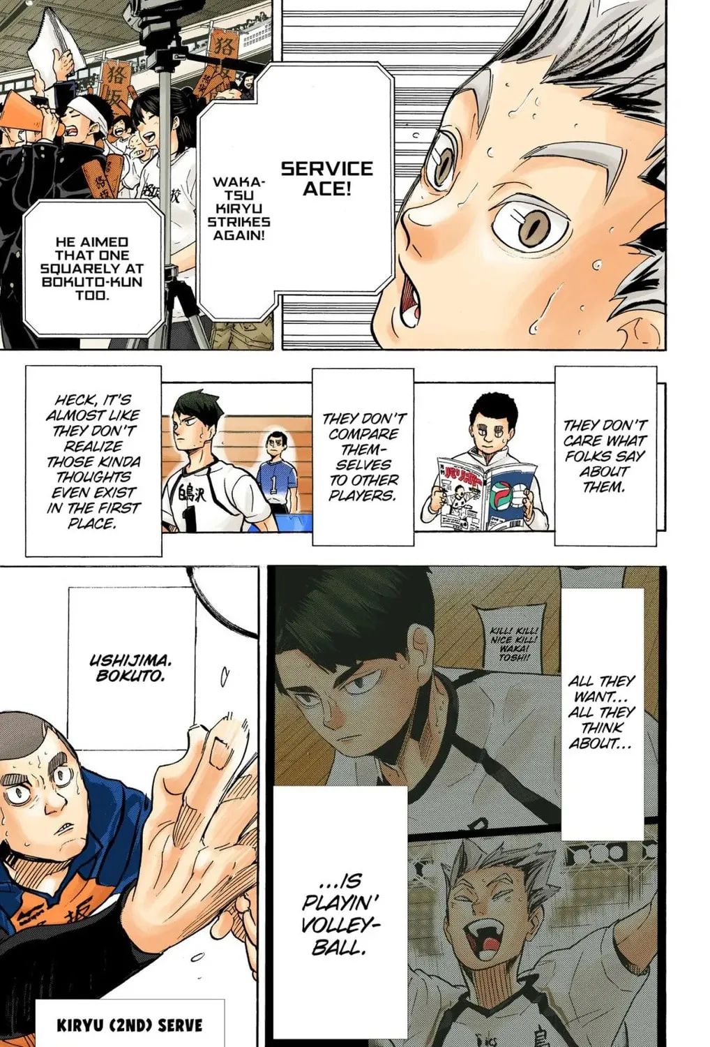 Read Haikyu!! (Official Colored) (Colored) chapter 330 image 8 on Lezhin