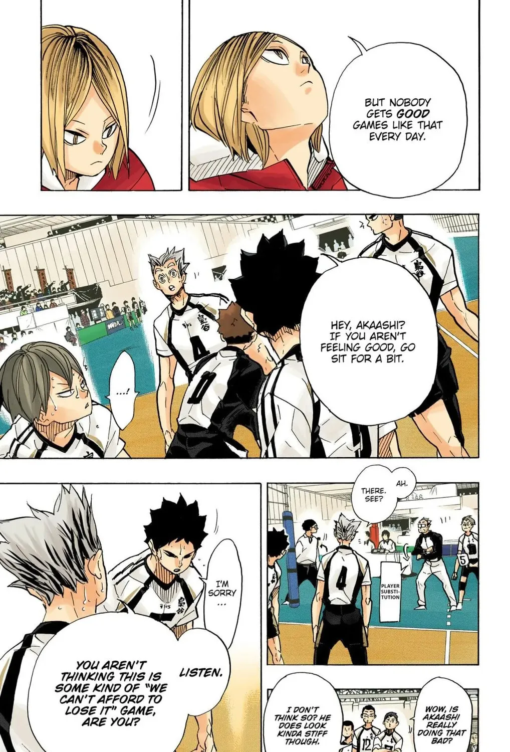 Read Haikyu!! (Official Colored) (Colored) chapter 332 image 38 on Lezhin