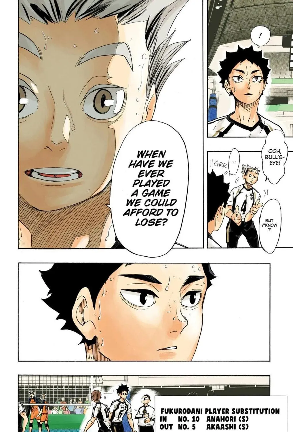 Read Haikyu!! (Official Colored) (Colored) chapter 332 image 40 on Lezhin
