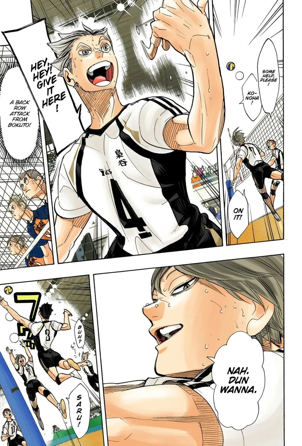 Read Haikyu!! (Official Colored) (Colored) chapter 333 image 12 on Lezhin