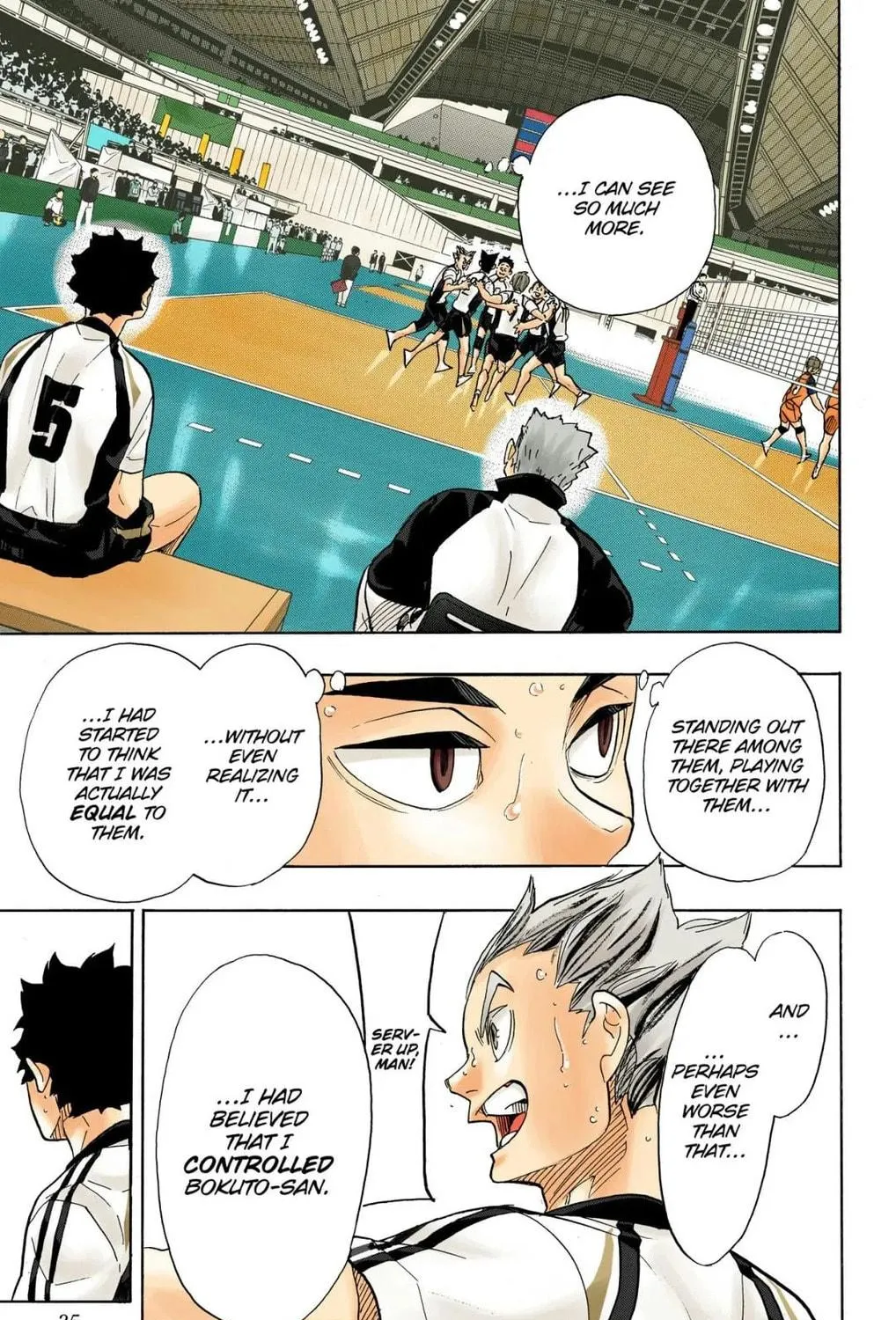 Read Haikyu!! (Official Colored) (Colored) chapter 333 image 16 on Lezhin