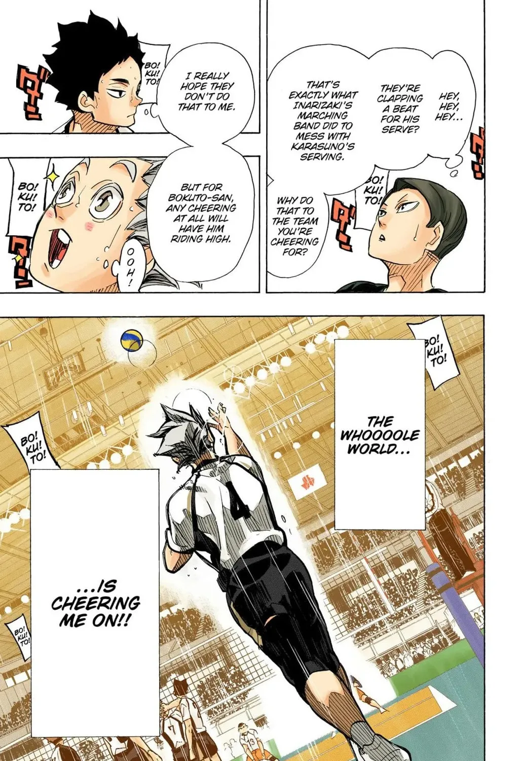 Read Haikyu!! (Official Colored) (Colored) chapter 334 image 12 on Lezhin