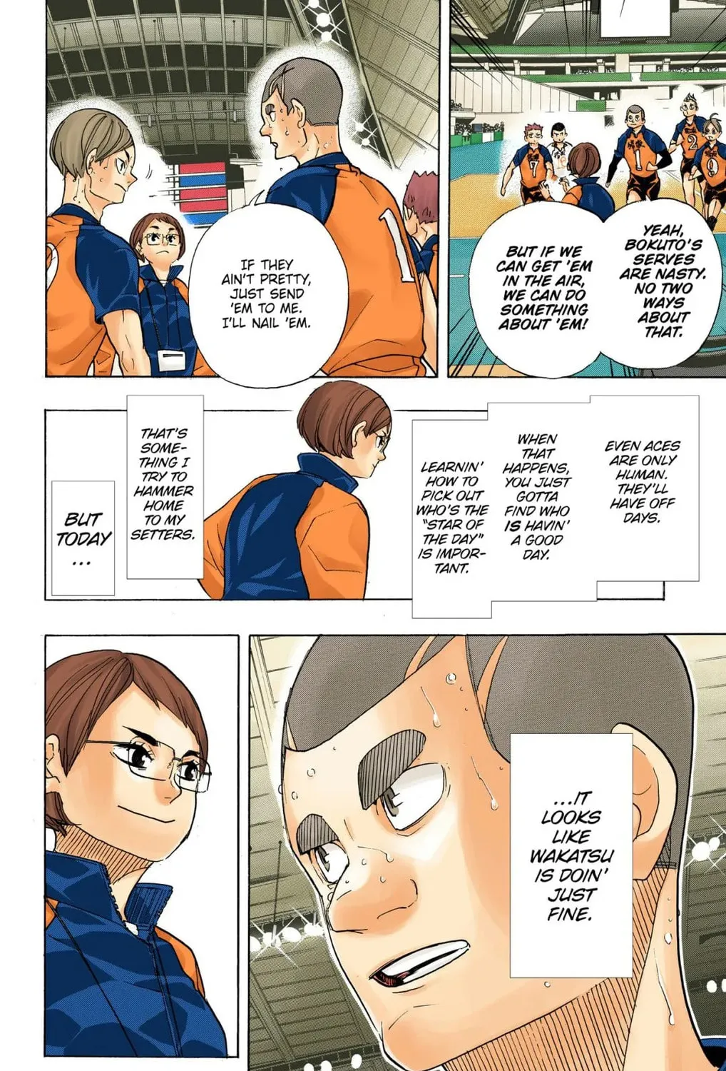 Read Haikyu!! (Official Colored) (Colored) chapter 336 image 6 on Lezhin
