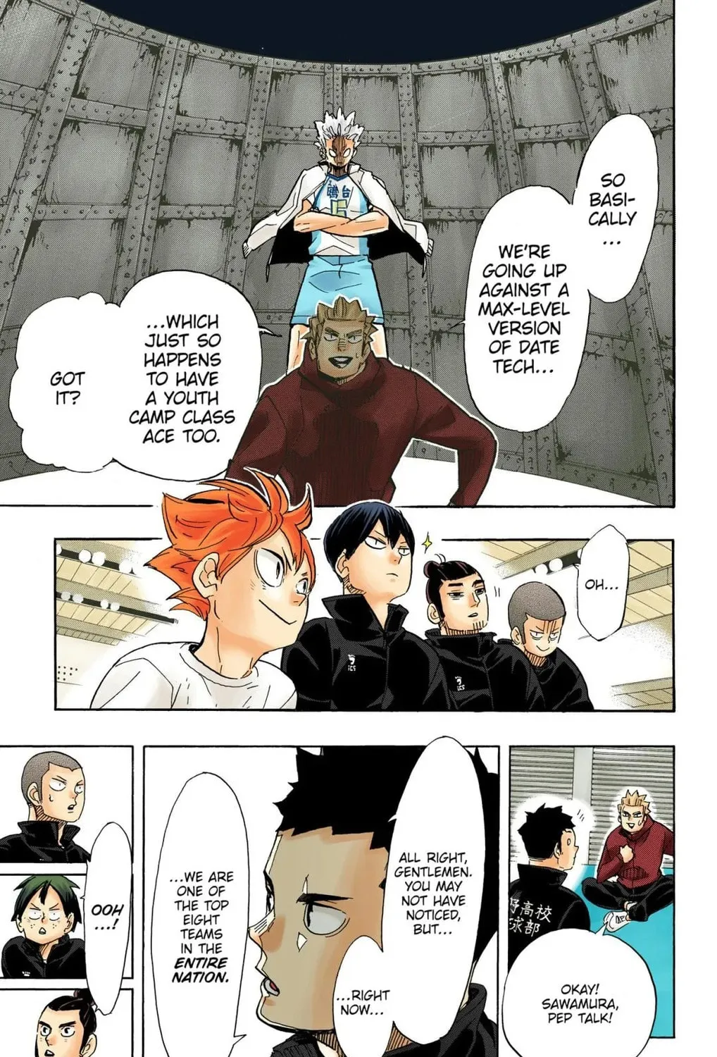 Read Haikyu!! (Official Colored) (Colored) chapter 338 image 12 on Lezhin