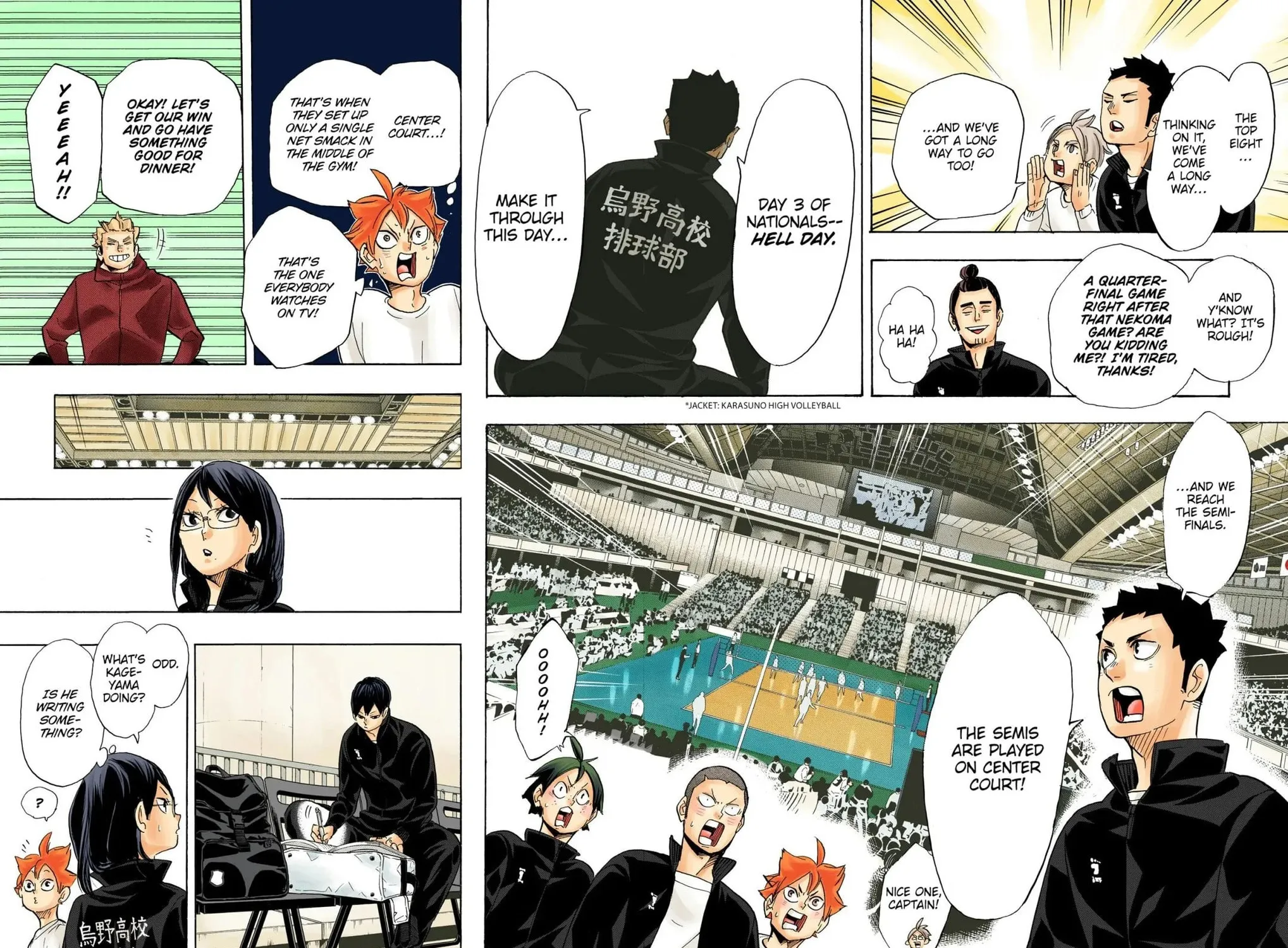 Read Haikyu!! (Official Colored) (Colored) chapter 338 image 14 on Lezhin