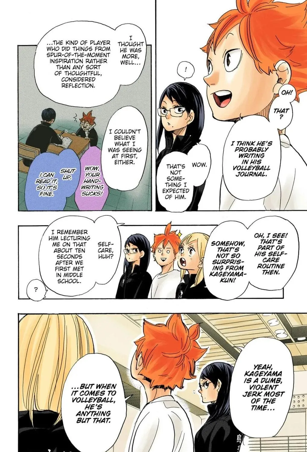 Read Haikyu!! (Official Colored) (Colored) chapter 338 image 16 on Lezhin