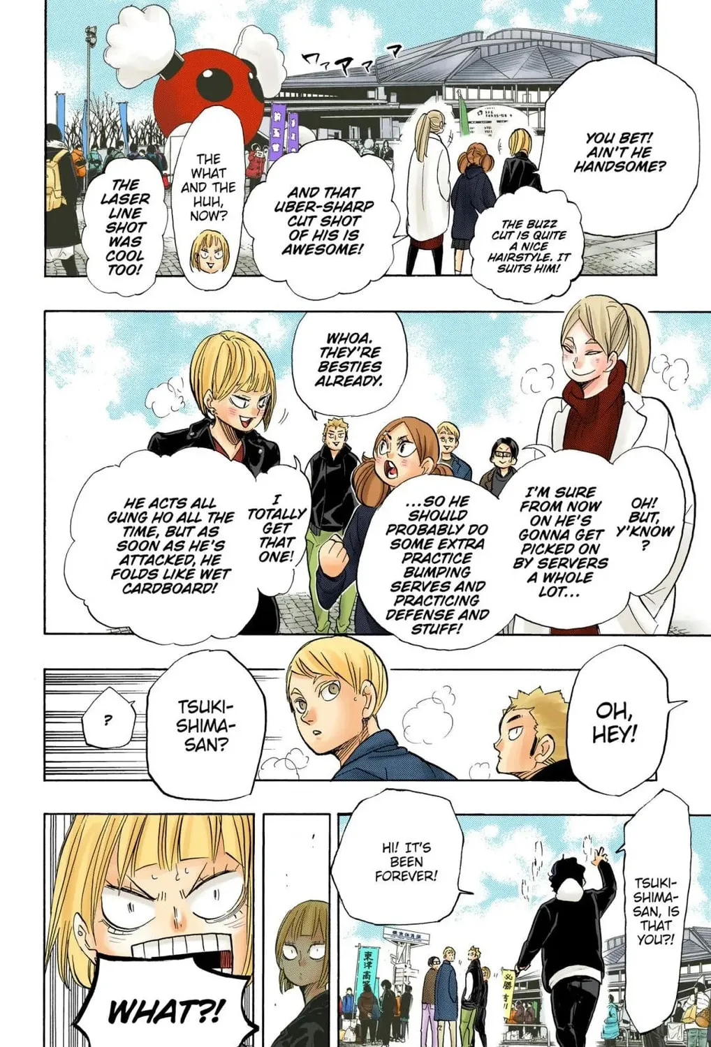 Read Haikyu!! (Official Colored) (Colored) chapter 338 image 6 on Lezhin