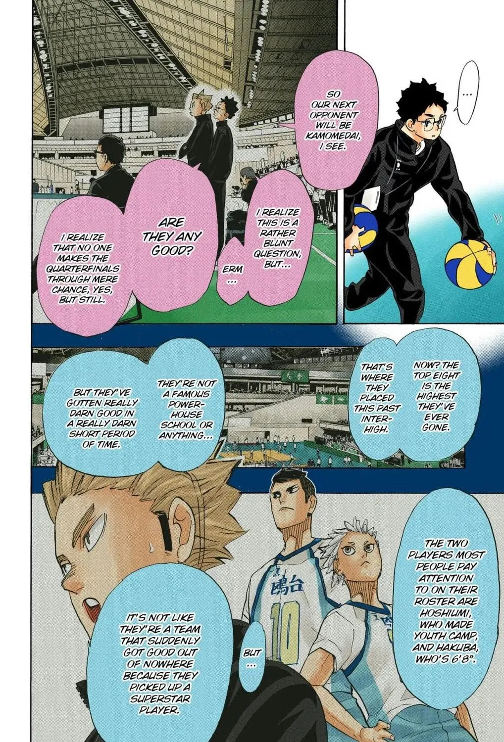 Read Haikyu!! (Official Colored) (Colored) chapter 339 image 10 on Lezhin