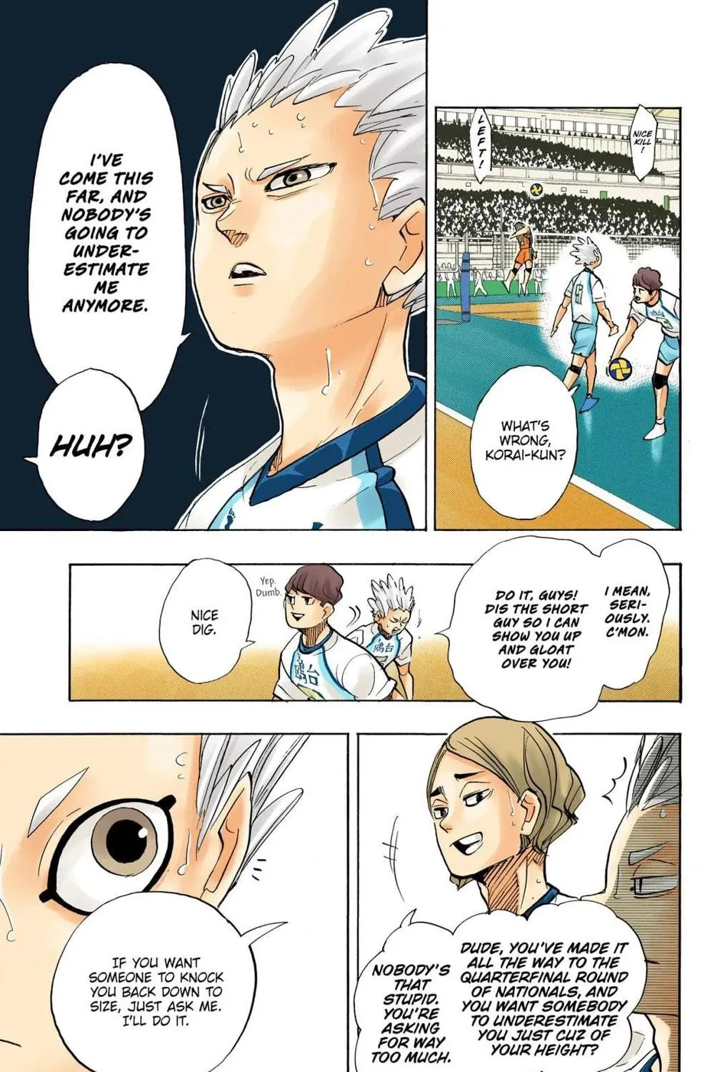 Read Haikyu!! (Official Colored) (Colored) chapter 339 image 4 on Lezhin