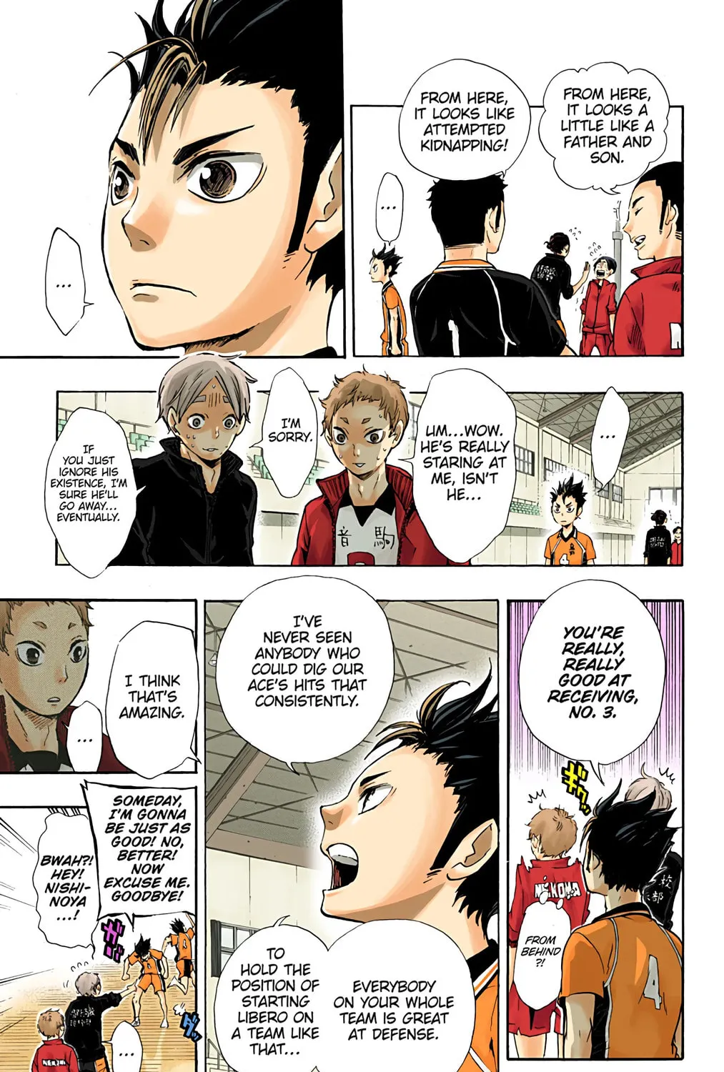 Read Haikyu!! (Official Colored) (Colored) chapter 34 image 14 on Lezhin