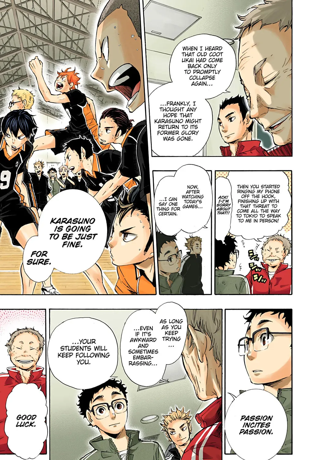 Read Haikyu!! (Official Colored) (Colored) chapter 34 image 18 on Lezhin