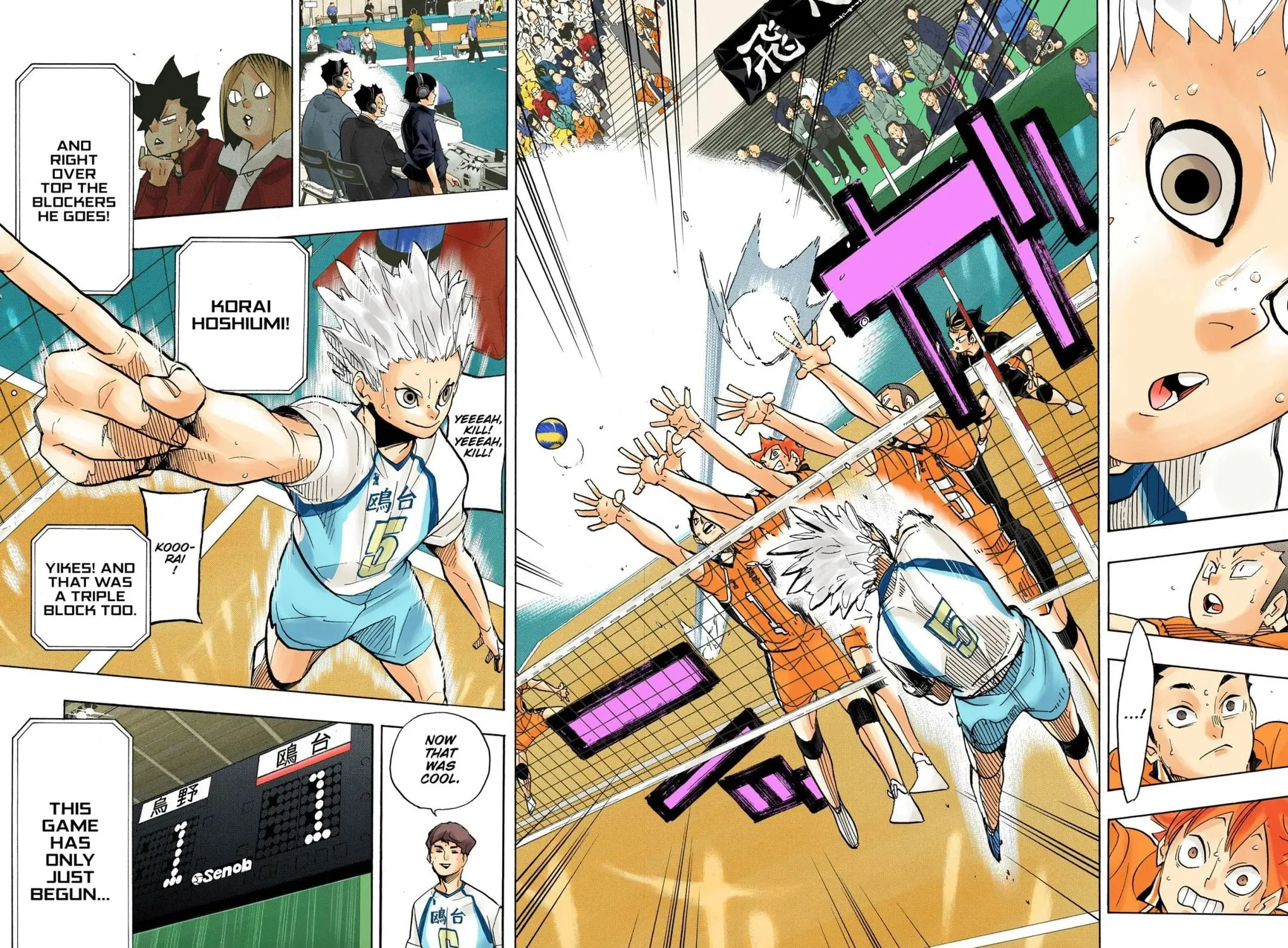 Read Haikyu!! (Official Colored) (Colored) chapter 340 image 12 on Lezhin