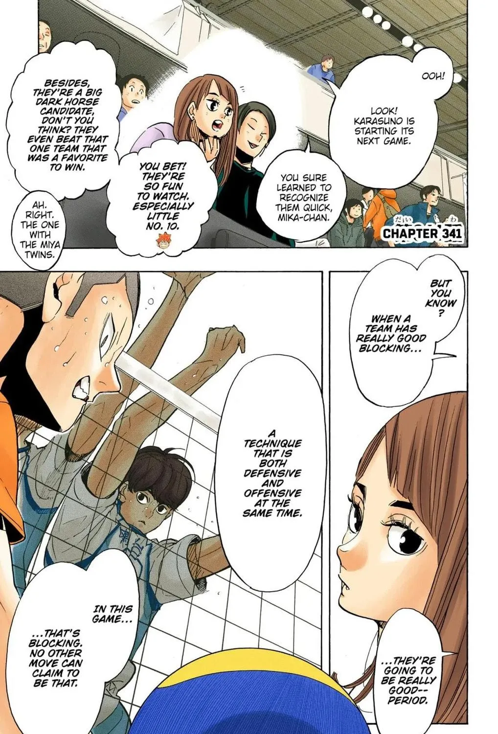 Read Haikyu!! (Official Colored) (Colored) chapter 341 image 10 on Lezhin