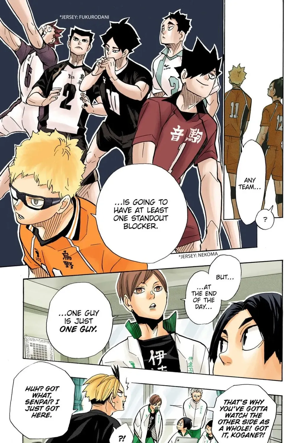 Read Haikyu!! (Official Colored) (Colored) chapter 341 image 14 on Lezhin