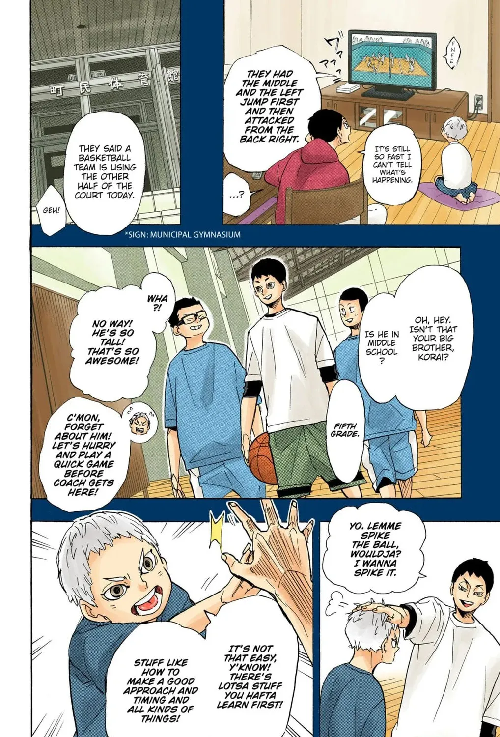 Read Haikyu!! (Official Colored) (Colored) chapter 343 image 18 on Lezhin