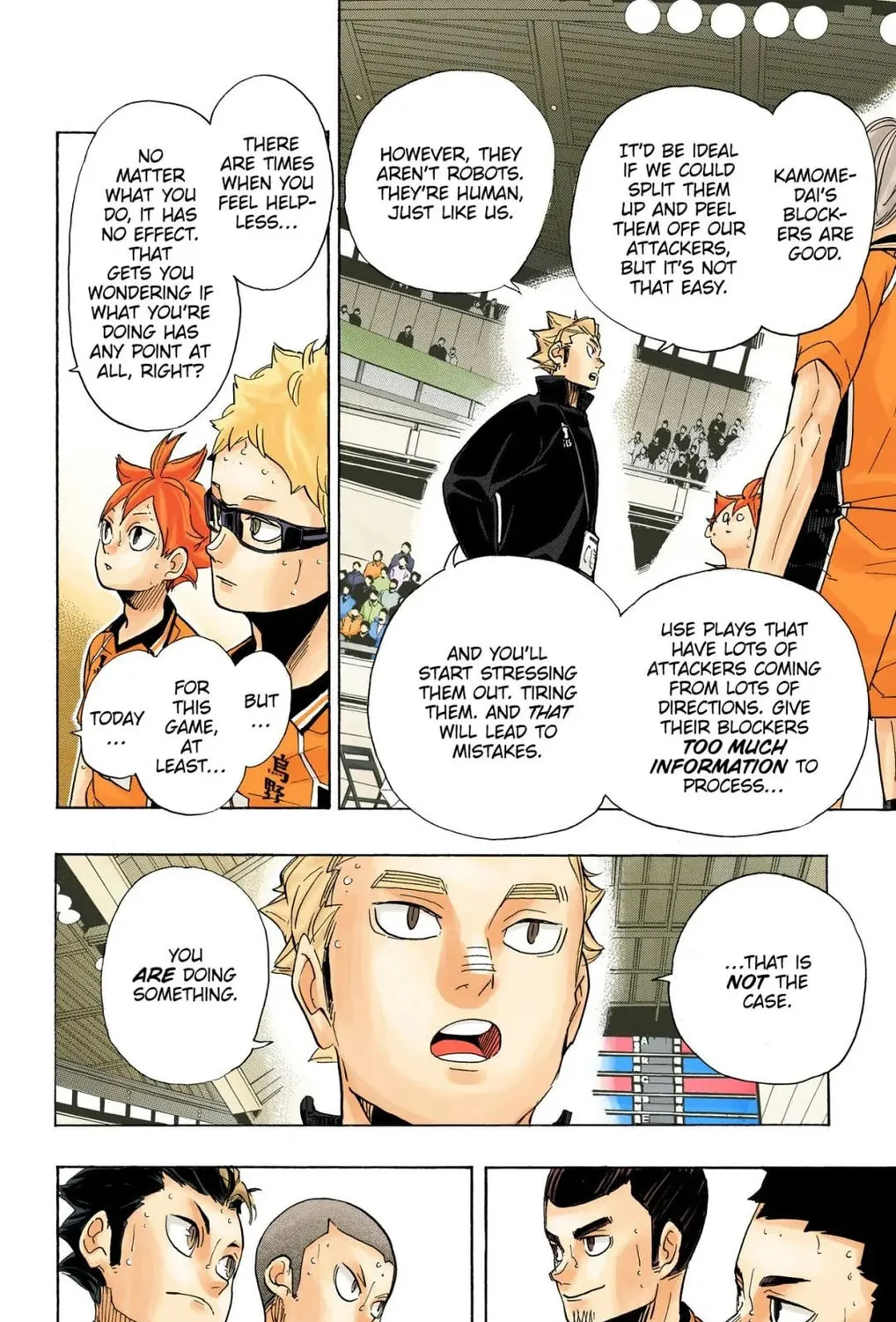 Read Haikyu!! (Official Colored) (Colored) chapter 346 image 14 on Lezhin