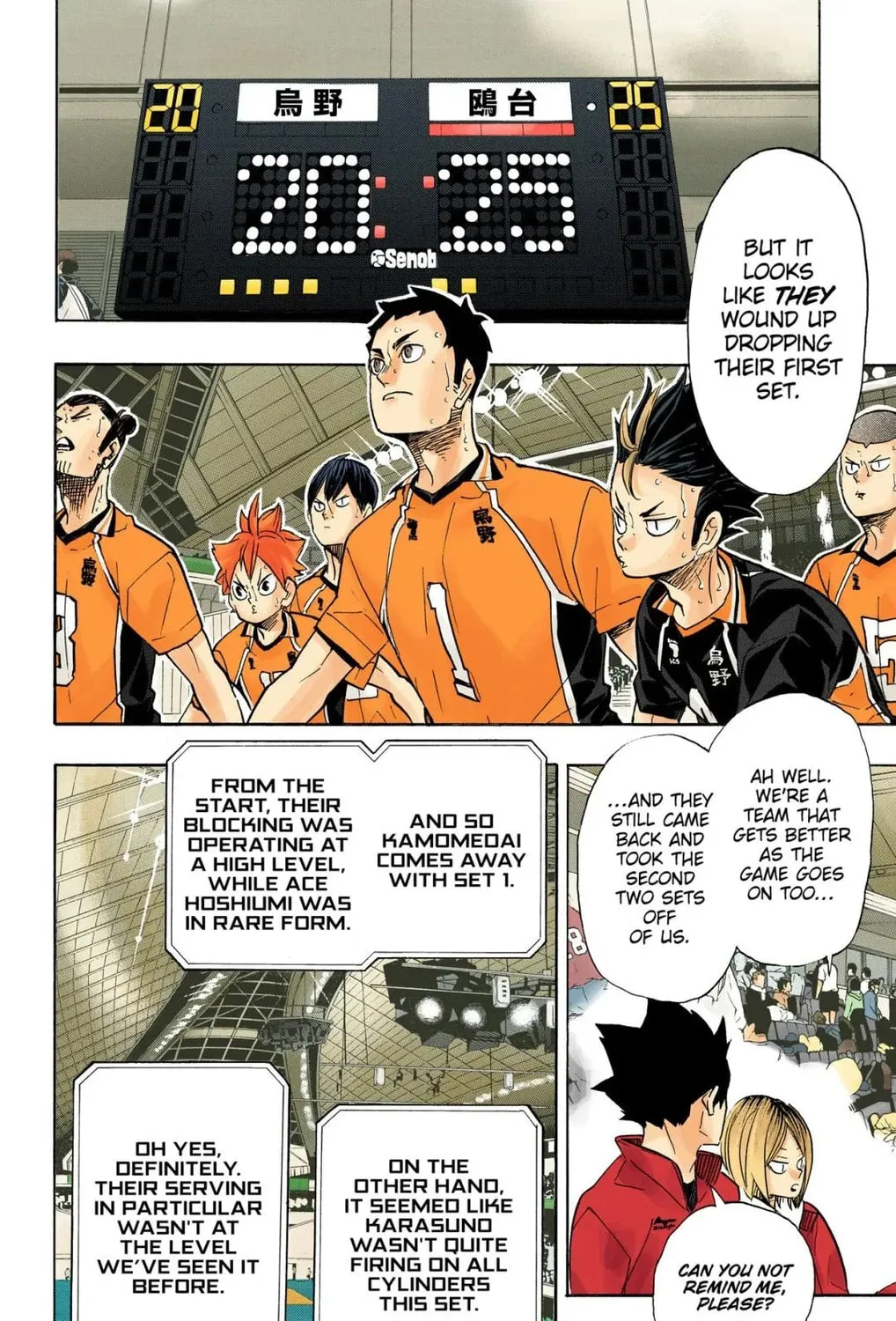 Read Haikyu!! (Official Colored) (Colored) chapter 346 image 2 on Lezhin
