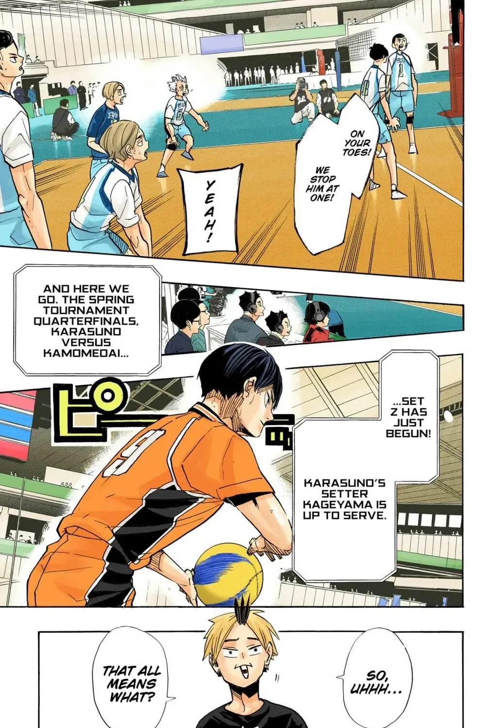 Read Haikyu!! (Official Colored) (Colored) chapter 346 image 32 on Lezhin