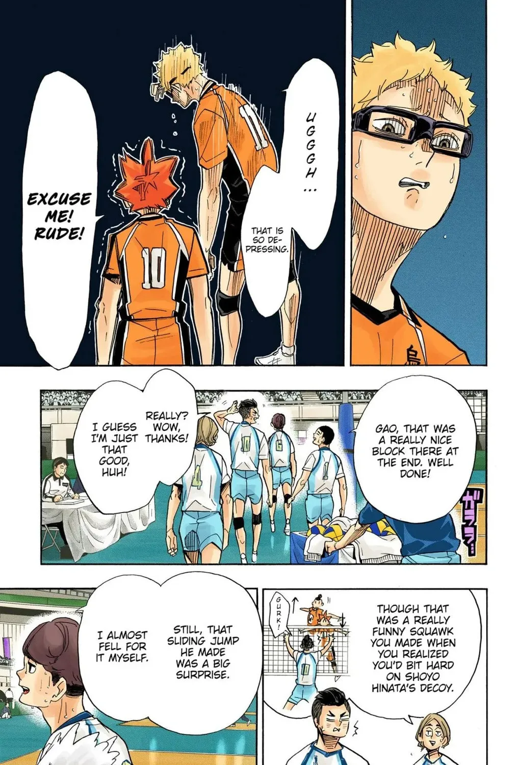 Read Haikyu!! (Official Colored) (Colored) chapter 346 image 8 on Lezhin