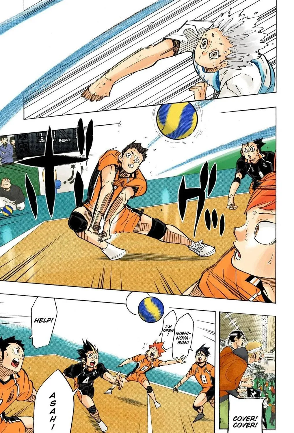 Read Haikyu!! (Official Colored) (Colored) chapter 348 image 28 on Lezhin