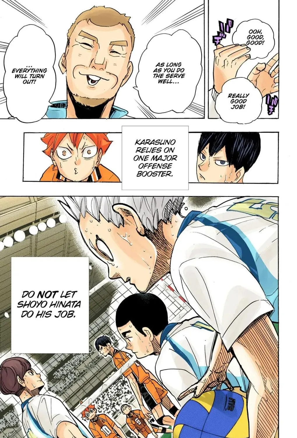 Read Haikyu!! (Official Colored) (Colored) chapter 348 image 34 on Lezhin
