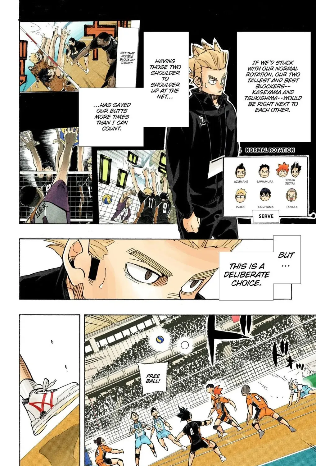 Read Haikyu!! (Official Colored) (Colored) chapter 348 image 8 on Lezhin