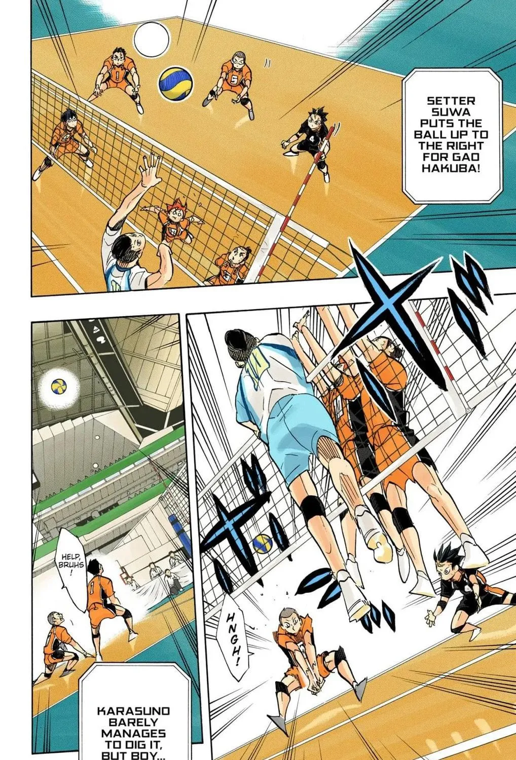 Read Haikyu!! (Official Colored) (Colored) chapter 349 image 10 on Lezhin