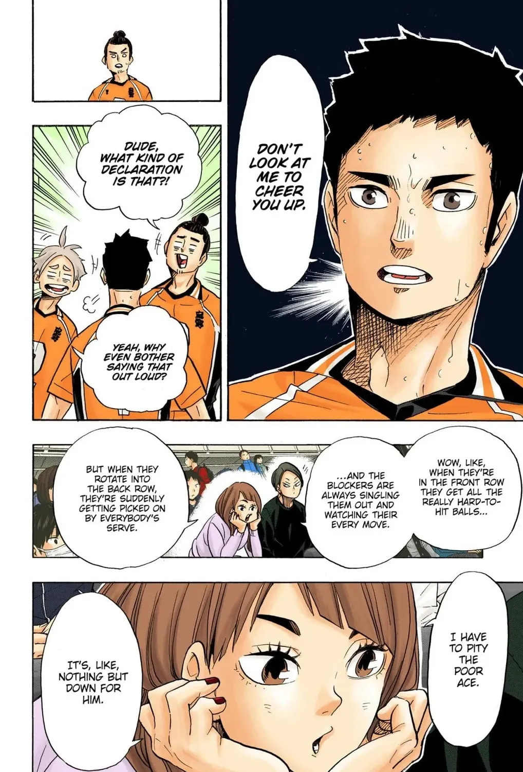 Read Haikyu!! (Official Colored) (Colored) chapter 349 image 26 on Lezhin