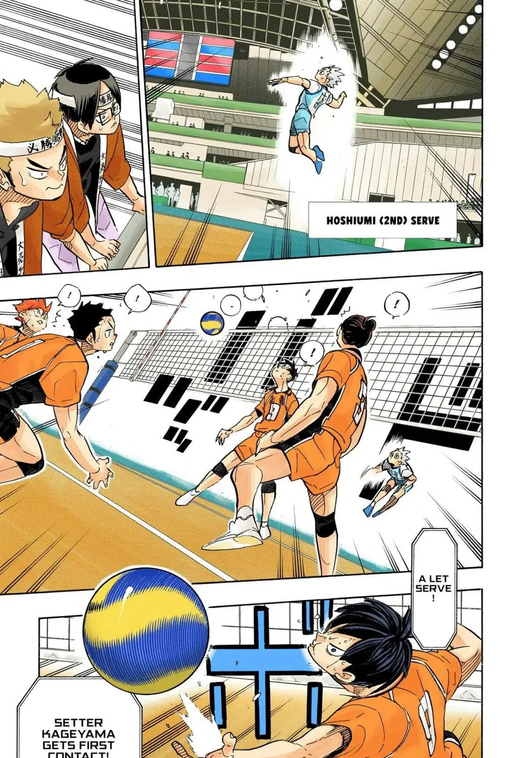 Read Haikyu!! (Official Colored) (Colored) chapter 349 image 4 on Lezhin